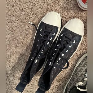 Mesh Navy Blue Michael Kors Sneakers.